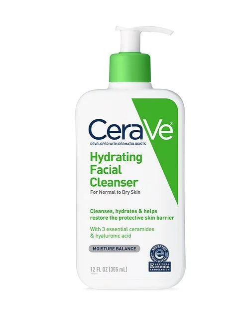 CeraVe Hydrating Facial Cleanser, 355ml