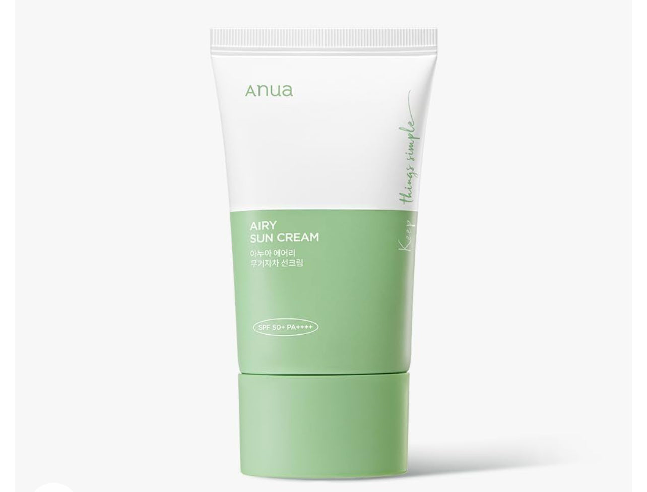 Anua AIRY SUN CREAM SPF 50+ PA++++