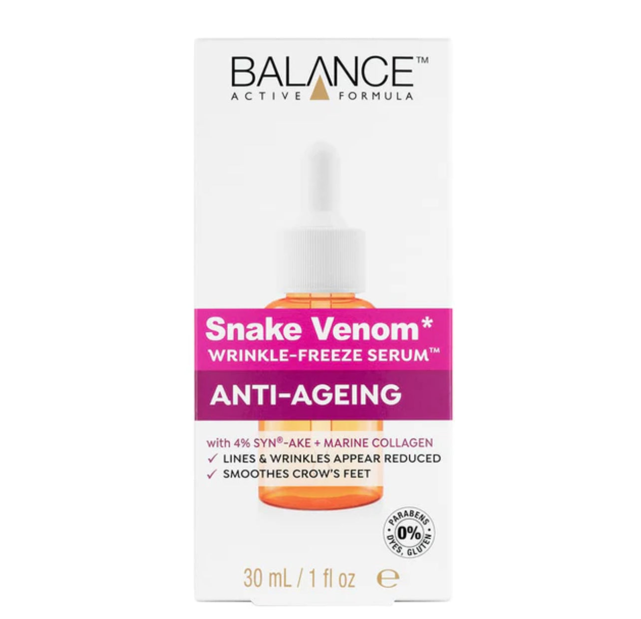 Balance Active Formula Snake Venom Wrinkle-Freeze Serum