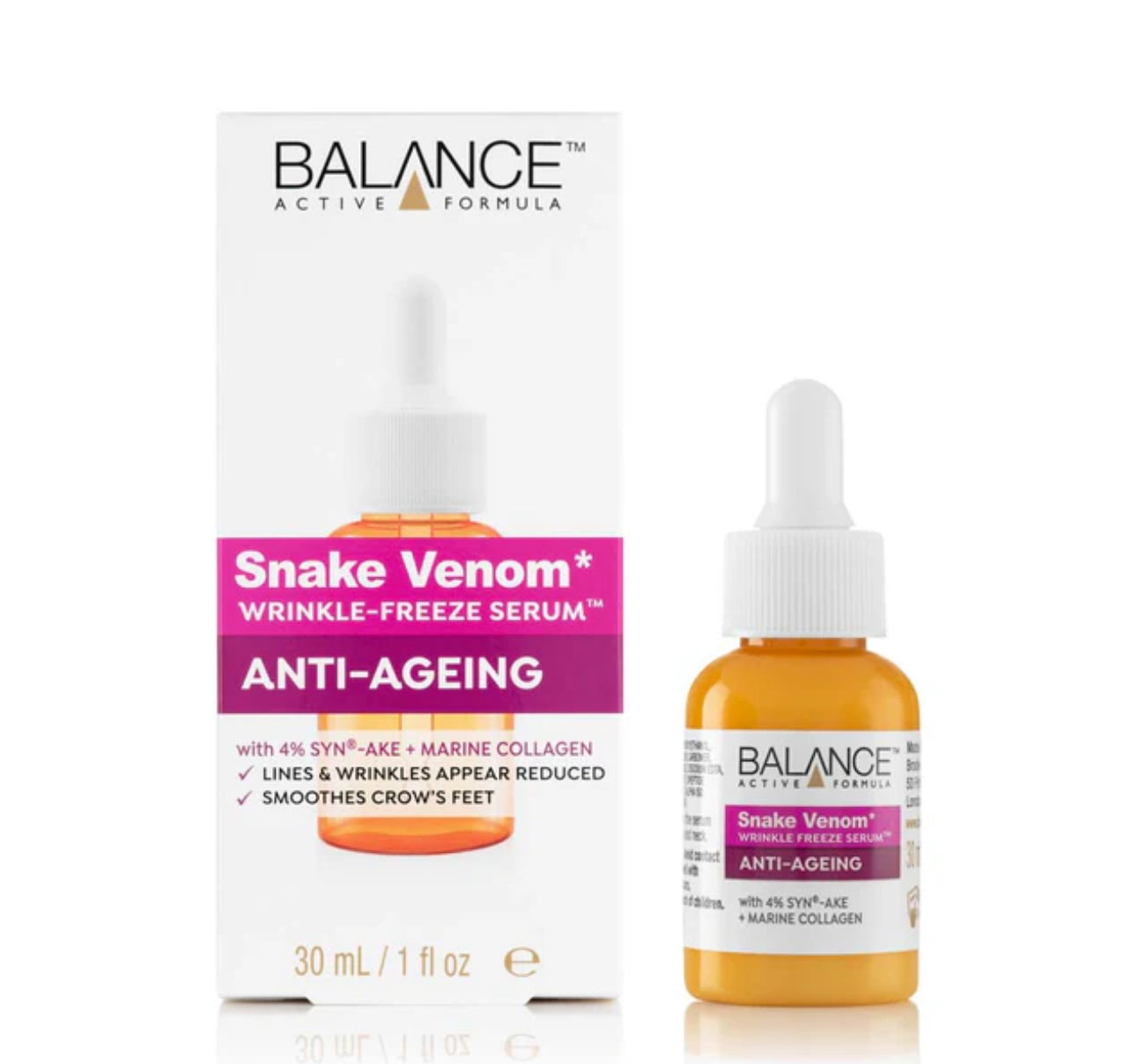 Balance Active Formula Snake Venom Wrinkle-Freeze Serum