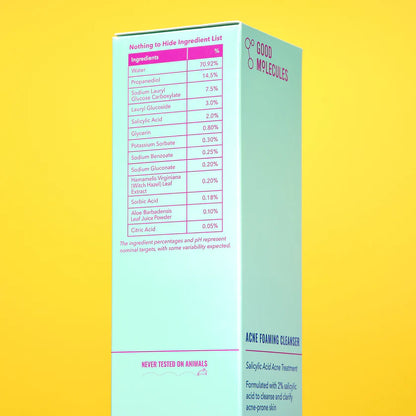 Good Molecules Acne Foaming Cleanser 148 ml