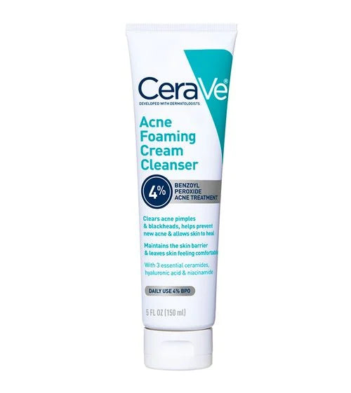 CeraVe Acne Foaming Cream Cleanser