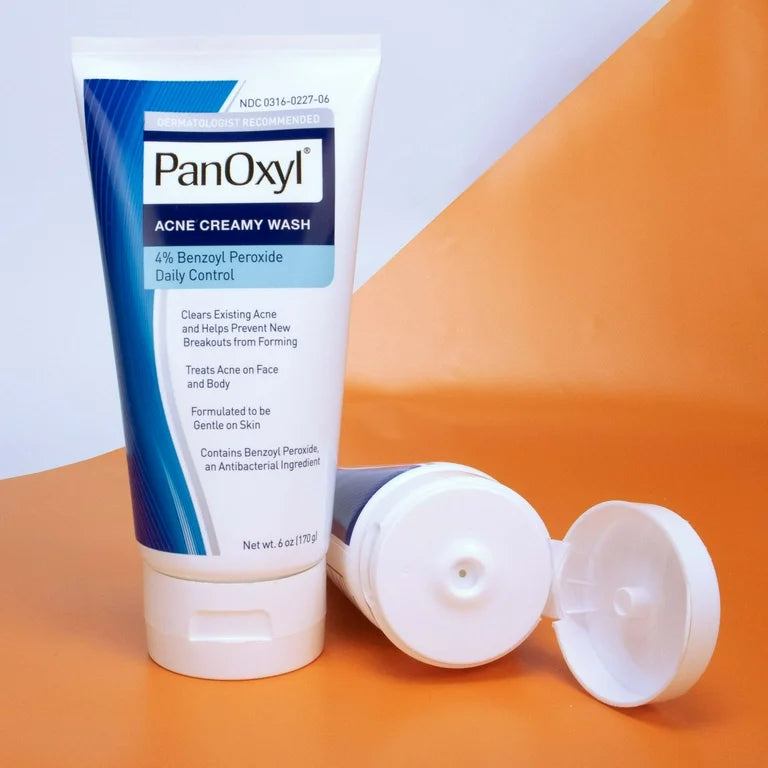 PanOxyl, Creamy Acne Cleanser, Daily Control, 4% Benzoyl Peroxide, 170g