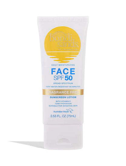 Bondi Sands SPF 50+ Face Sunscreen Lotion Fragrance Free