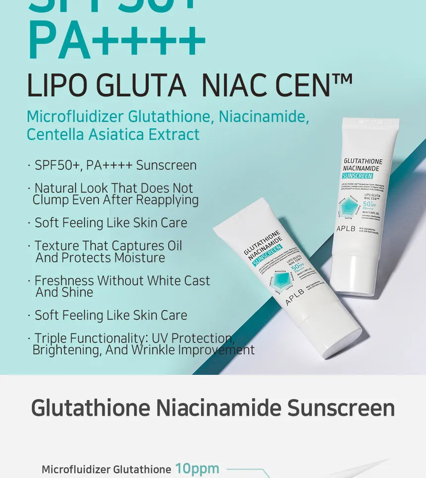 APLB - Glutathione Niacinamide Sunscreen