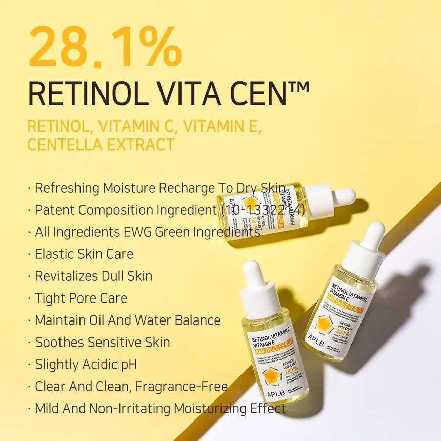 APLB - Retinol Vitamin C Vitamin E Ampoule Serum