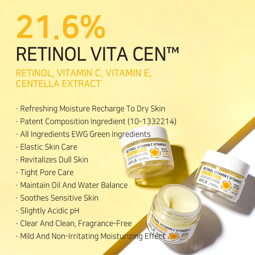 APLB - Retinol Vitamin C Vitamin E Facial Cream