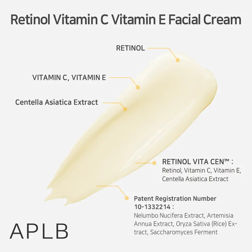 APLB - Retinol Vitamin C Vitamin E Facial Cream